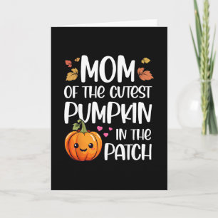 Mamma till den söta pumpan i lapparken Halloween T Kort