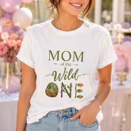 Mamma till den vilda ettårsfiraren Dam T-shirts