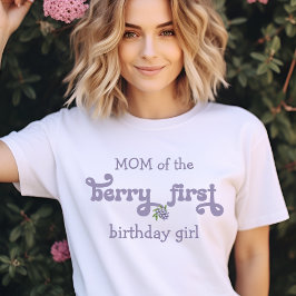 Mamma till det Bär Första Älv Första Födelsedagen T Shirt