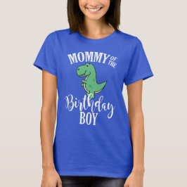 Mamma till Dinosaur Birthday Boy T Shirt