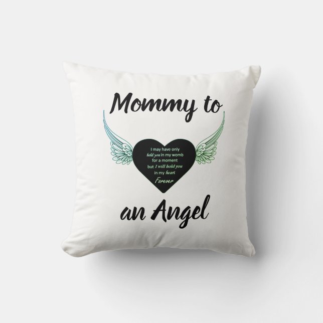Mamma till en 2-sidig angel-anpassningsbar kudde (Framsida)