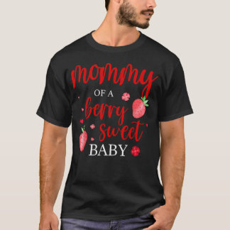 Mamma till en bärsmakande söt enströmming bebis fö t shirt