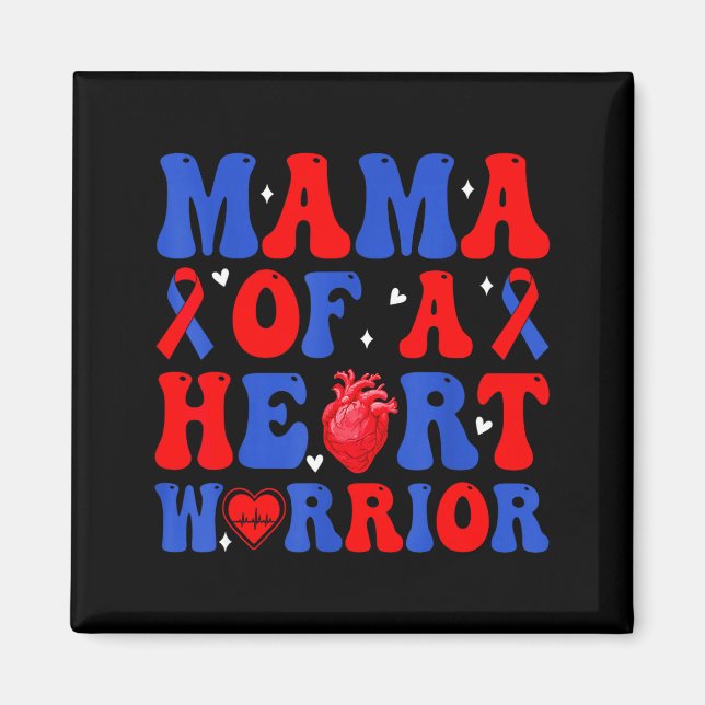 Mamma till en hjältedräng med medfödd hjärtfel magnet (Framsidan)
