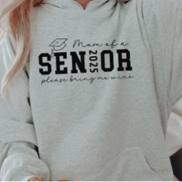 Mamma till en högre befattning 2025 Snälla, ta med Hoodie