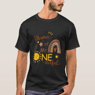 Mamma till ettårige Boho Sol Mamma 1St. T Shirt