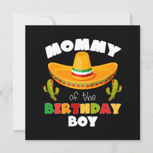 Mamma till födelsedagsgrabben Cinco de Mayo (Framsida)