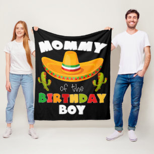Mamma till födelsedagsgrabben Cinco de Mayo Fleecefilt