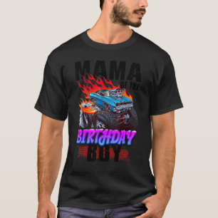 Mamma till födelsedagskorgsmonster Lastbil Blaze C T Shirt