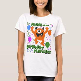 Mamma till födelsedagsmonster t shirt