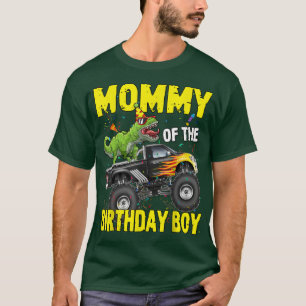 Mamma till födelsedagspojken Dinosaurs t Rex Monst Shirt