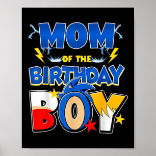 Mamma till födelsedagspojken TV-spel Familjematcha Poster