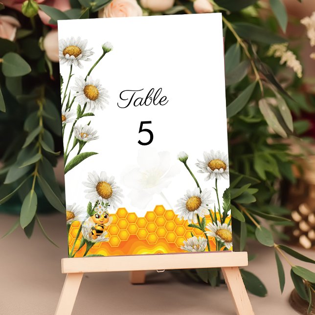Mamma till honeycomb vit Daisy Bordsnummer (Skapare uppladdad)