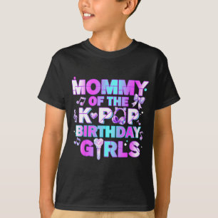 Mamma till k-pop födelsedagsflicka matchande famil t shirt