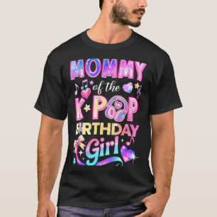 Mamma till k-pop-födelsedagsflickorna koreansk mus t shirt