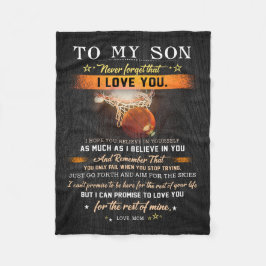 Mamma till min son................................ fleecefilt