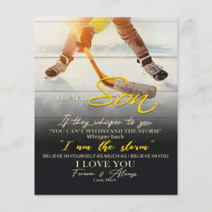 Mamma till min son Gift, son Birthday Gift Idea Flygblad
