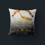 Mamma till min son Gift, son Birthday Gift Idea Kudde<br><div class="desc">Mamma till min son Gift,  son Birthday Gift Idea</div>