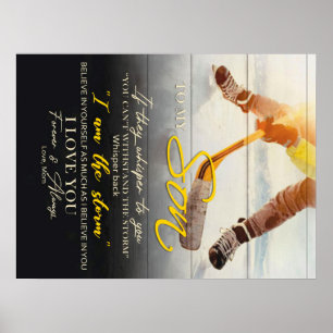 Mamma till min son Gift, son Birthday Gift Idea Poster