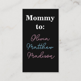 Mamma till: Telefonkortet Rosa Blue Kids Namn