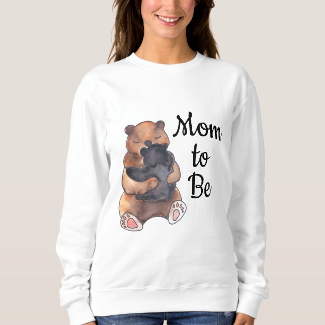 Mamma till Woodland Hug Bear T Shirt (Framsida)