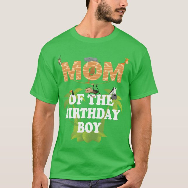 Mamma till Zooheme-djur Py vänner T Shirt (Framsida)