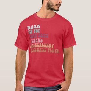 Mamma TipTop 55 tack Huckleberry Basebal T Shirt