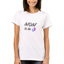 Mamma-to-be-avtryck T-Shirt