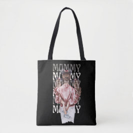 Mamma Tote Bag-Mor och döttrar - identifiering Tygkasse