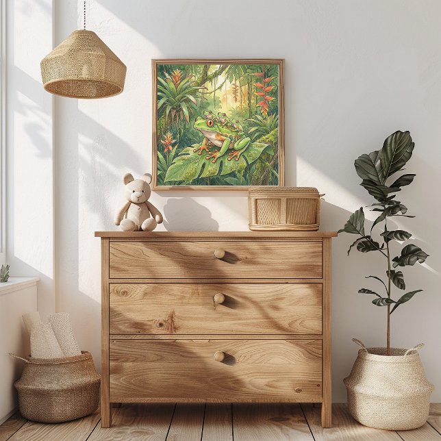 Mamma Trädgrodans och Grodynglens Plantskola Poster (Skapare uppladdad)