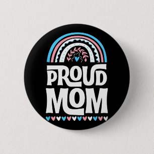 Mamma Transpersonell Pride Flag Mors Dag Bohemisk Knapp