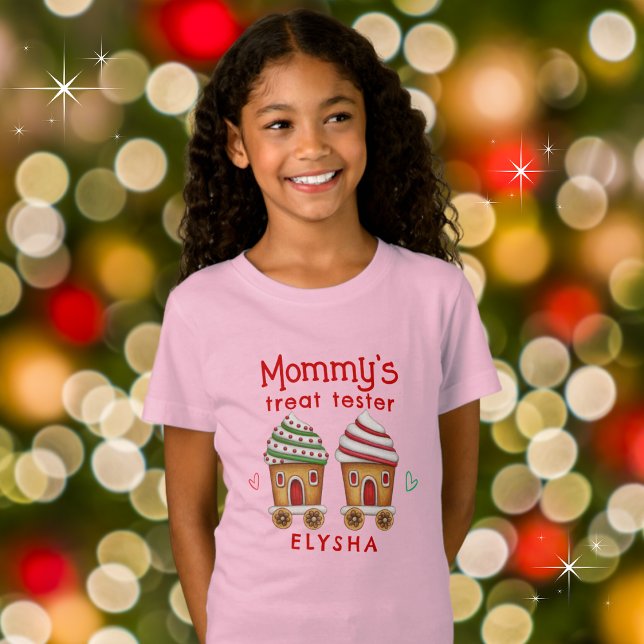 Mamma Treat Tester Cute Muffinss T Shirt (Personalize and make it your own. Available in multiple apparel styles, colors and sizes. )