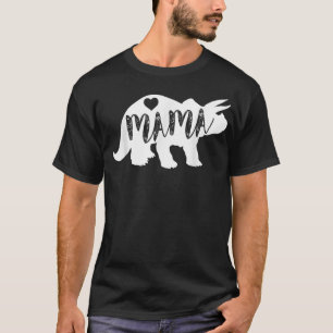 Mamma Triceratops Dinosaur T-Shirt Funny Gift for