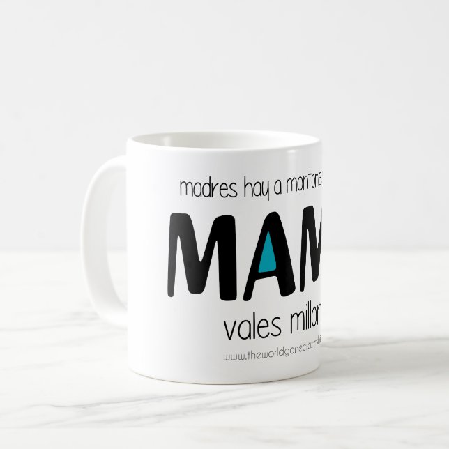 Mamma, tusendelar kaffemugg (Framsida vänster)