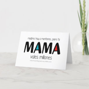 Mamma, tusendelar tack kort
