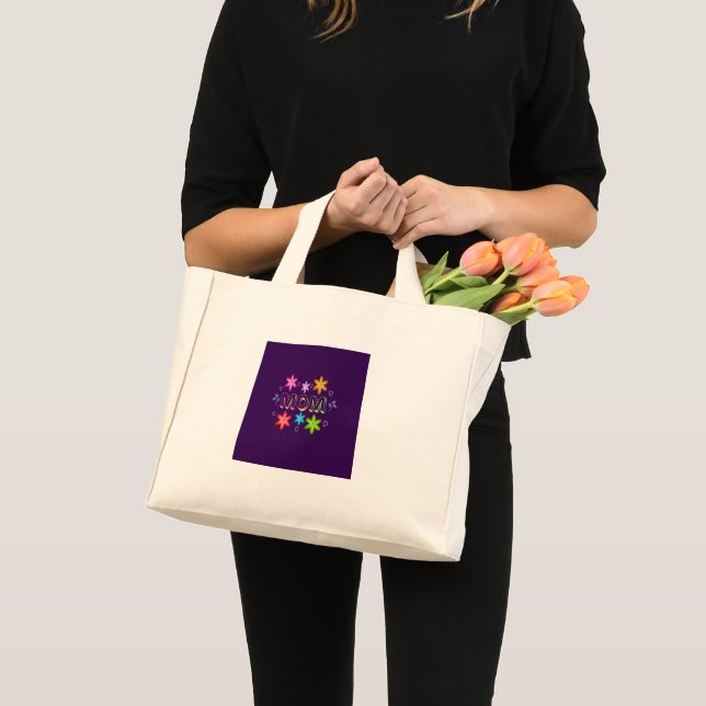 Mamma typografi design, söt moder citat text konst mini tygkasse (Framsida (produkt))