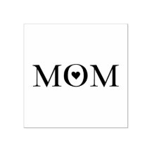 Mamma typografi med hjärta