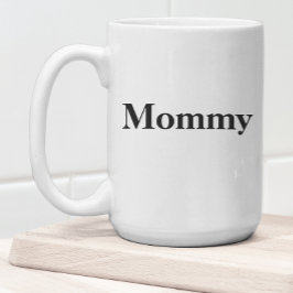 Mamma Typografi - nynykomling Mjölkkaffe Mugg