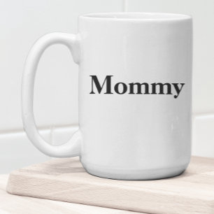 Mamma Typografi - nynykomling Mjölkkaffe Mugg