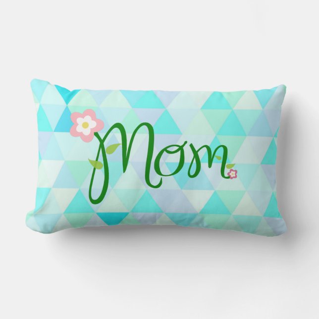 Mamma typografi tryckt Dekorativ kudde (Framsida)