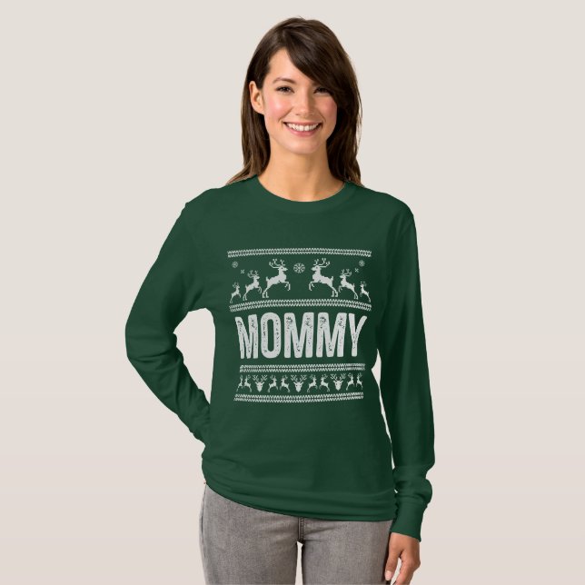 Mamma Ugly julsötare Tröja (Hel framsida)