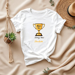 Mamma under året   Funny & Cute Mors dag T Shirt