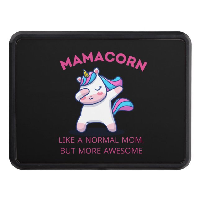 Mamma Unicorn Fläkt Klubb Dragkroksskydd (Framsidan)