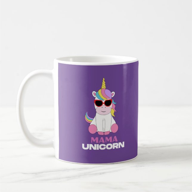 Mamma Unicorn Magic Squad Kaffemugg (Vänster)