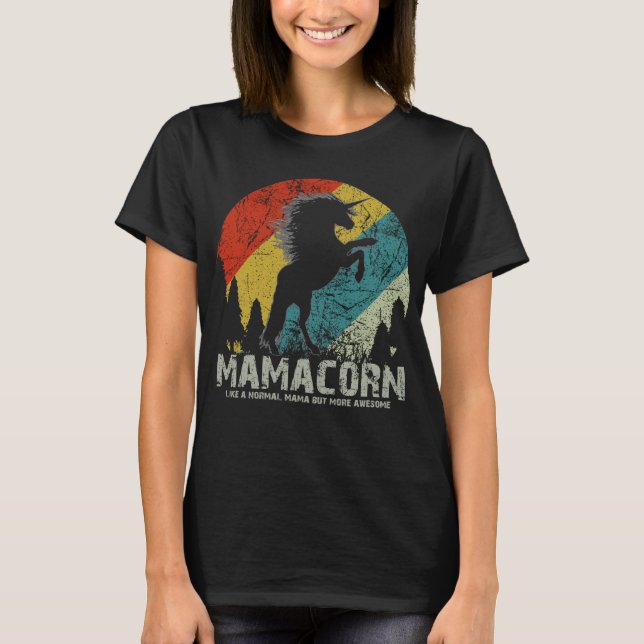 mamma Unicorn T Shirt (Framsida)