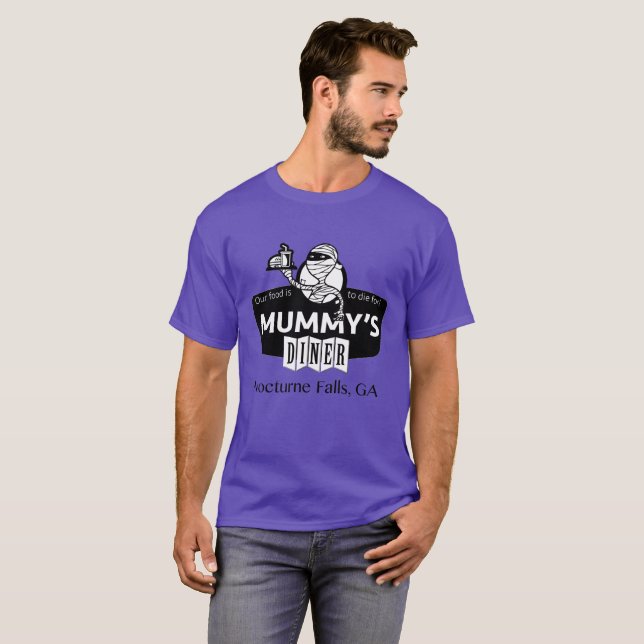 Mamma unisex- utslagsplats för middag tee shirt (Hel framsida)