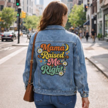 Mamma Uppfostrade Mig Rätt – Retro Groovy Typograf