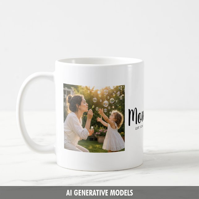 Mamma Uppnådde Foto Milestone Minne Kaffemugg (Mom Established Photo Milestone Memory Coffee Mug)