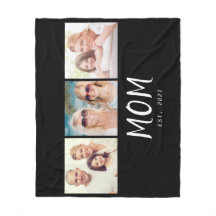 Mamma Upprättade Elegant Skrift Svart 3 Foto