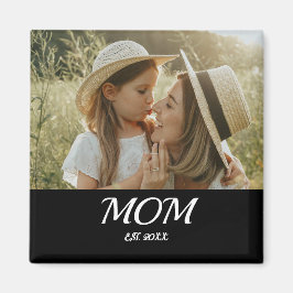 Mamma Upprättade Foto Mors dag Magnet