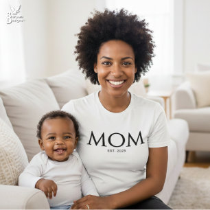 Mamma Upprättade Modern Anpassningsbar Mamma T-Shi T Shirt